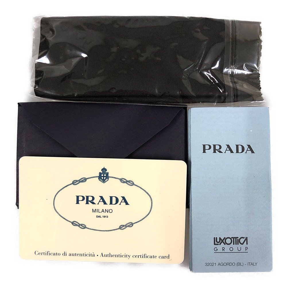 PRADA プラダ 品番SPR 56H 1BC-5D1 125 度無し サングラス ブラック系 正規品 / B4933_画像10