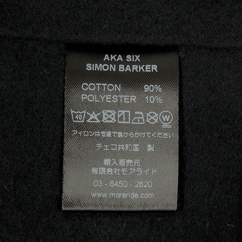 AKA SIX SIMON BAKER×fragment DEAD COWBOY プリント スウェット 黒 サイズXL 正規品 / 33568の画像9