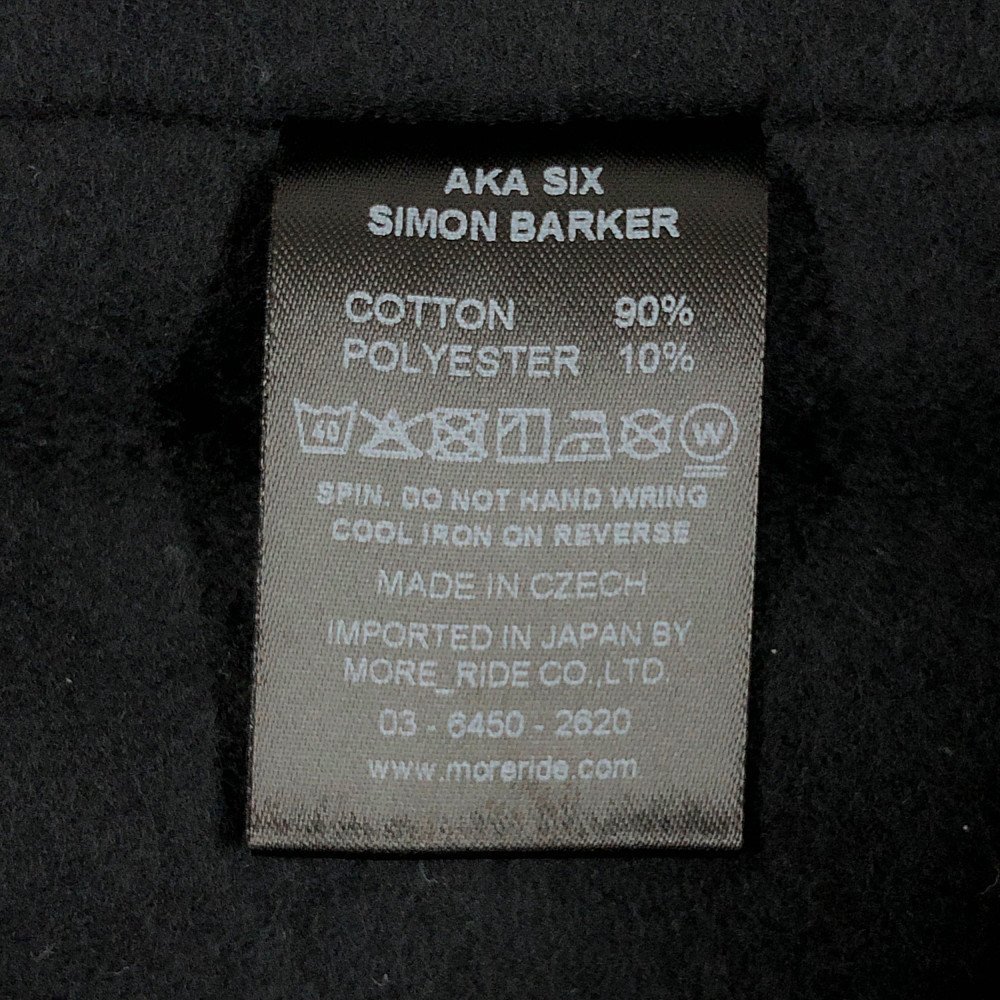 AKA SIX SIMON BAKER×fragment DEAD COWBOY プリント スウェット 黒 サイズXL 正規品 / 33568の画像10