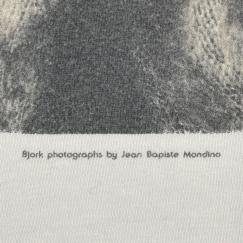 Bjork ビョーク ヴィンテージ プリント ロングＴシャツ ホワイト サイズXL 正規品 / m20241_画像5