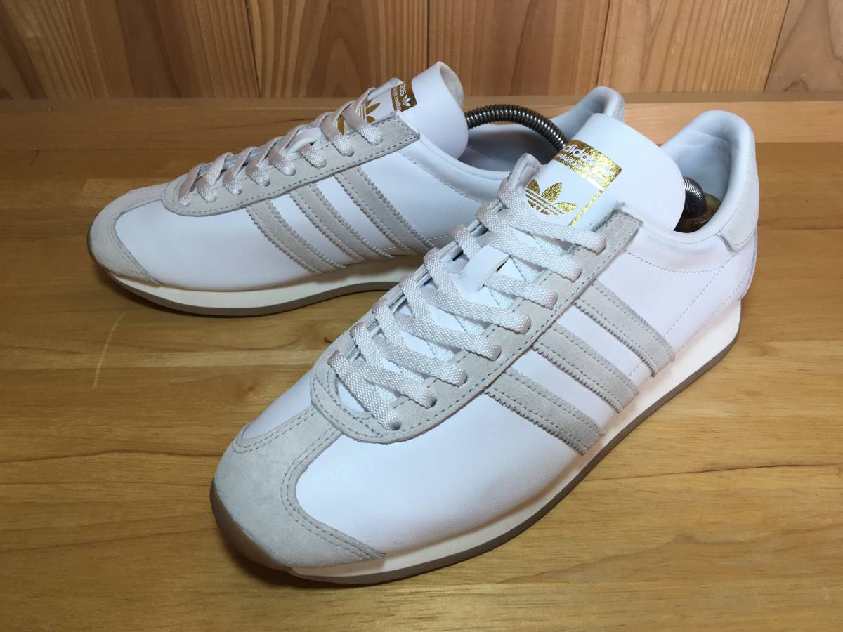 ★adidas アディダス Country カントリー OG 白×白 2021年製 28.0cm 美品 Used 検 CTRY OG 80's エディマーフィー ビバリーヒルズコップの画像1