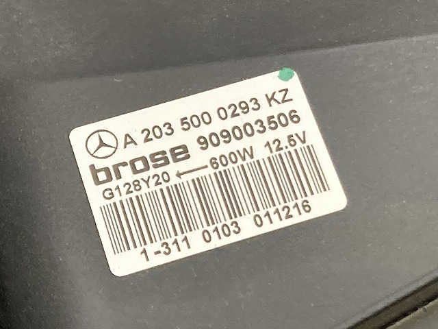 新品!CLKクラス/Cクラス C209/W203 ラジエーターファン/冷却ファン モーター A 203 500 0293 KZ 203500029328 メルセデスベンツ(134905)_画像8