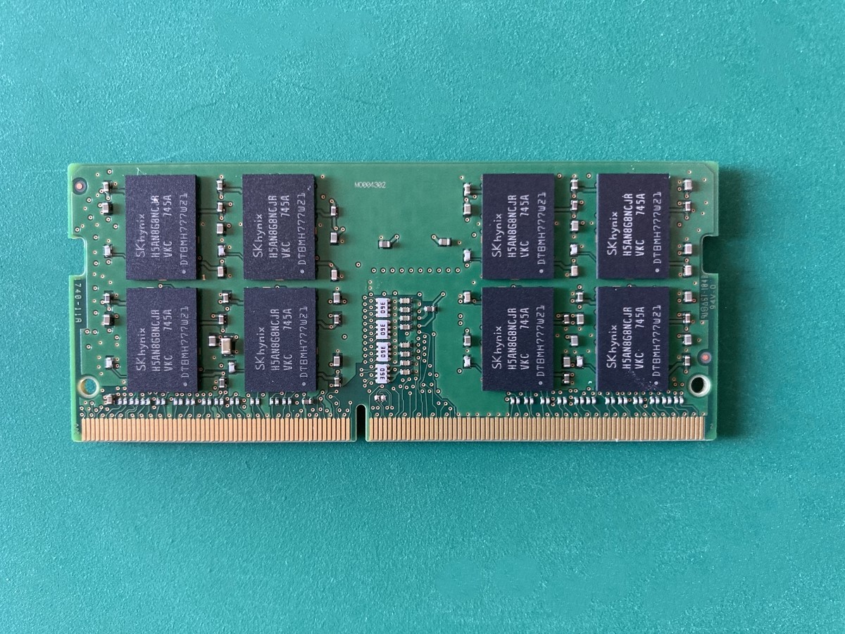 [2枚組] 16GB SODIMM PC4-21300V-S 2Rx8 DDR4-2666 HMA82GS6CJR8N-VK DELL Precision 7530用 SK Hynix ※23_画像3