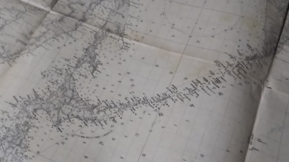 大水路地図、日本総図及付近諸海、長崎及厦門、鹿児島海湾至奄美大島、大正8、昭和6、昭和6沖縄等課題地域_画像9