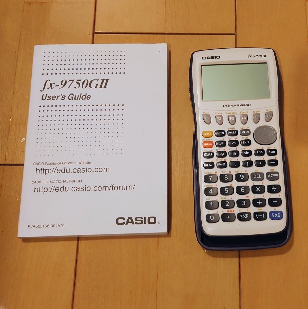 CASIO カシオ fx-9750GII 関数電卓 計算機　英語版　グラフ描画　_画像1