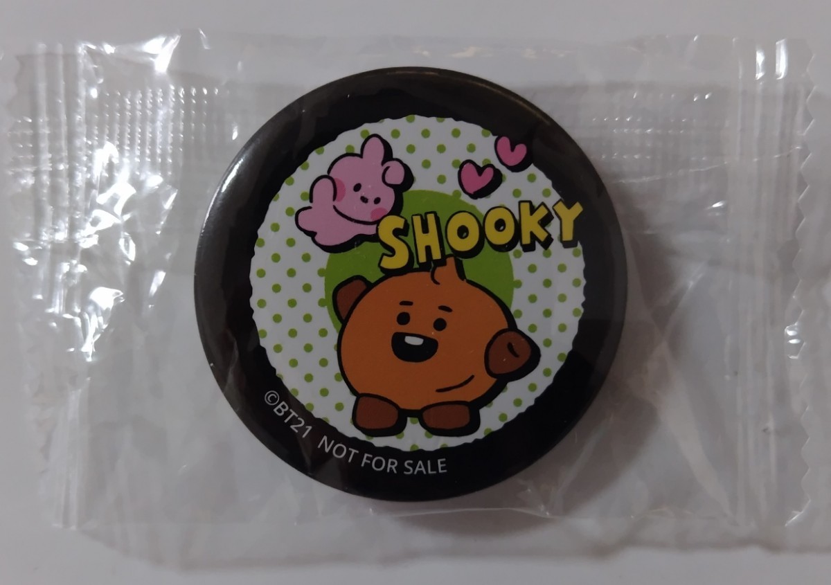 BT21× нет ... суши *bi..pon жестяная банка значок *SHOOKY(shuga)