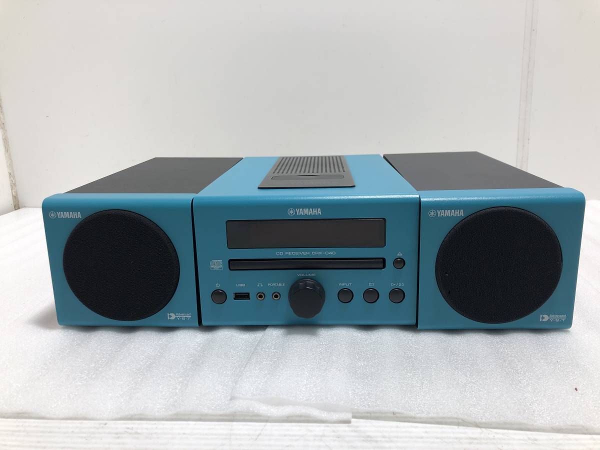 190257◆YAMAHA　ヤマハ　CRX-040　CD　RECEIVER　CDコンポ　NS-BP80　CDレシーバー　スピーカー【写真追加あり】◆B2_画像1