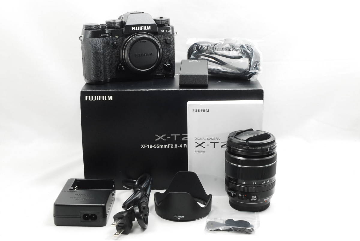 ★ Красивые товары ★ Продвижение Fuji Film Fujifilm x-T2 Lens Kit XF 18-55 мм F2.8-4 R LM OIS LENS LEANS SINGEL Singel LE Turn Camera Black (R5-668)