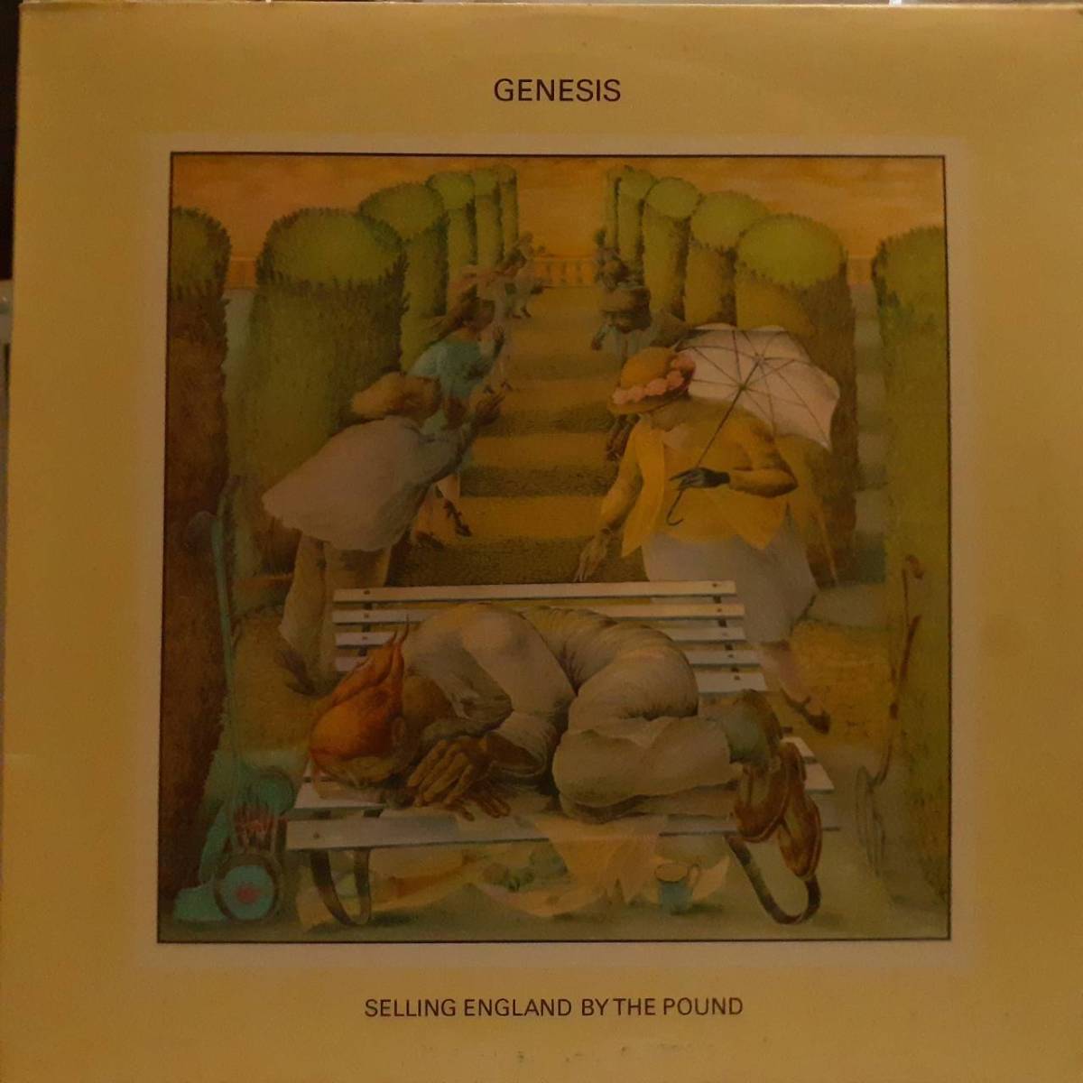 米CHARISMAオリジLP マト枝AAA 住所 ROCKAFELLER W無し Genesis / Selling England By The Pound 1973年 FC 6060 ジェネシス 月影の騎士_画像1