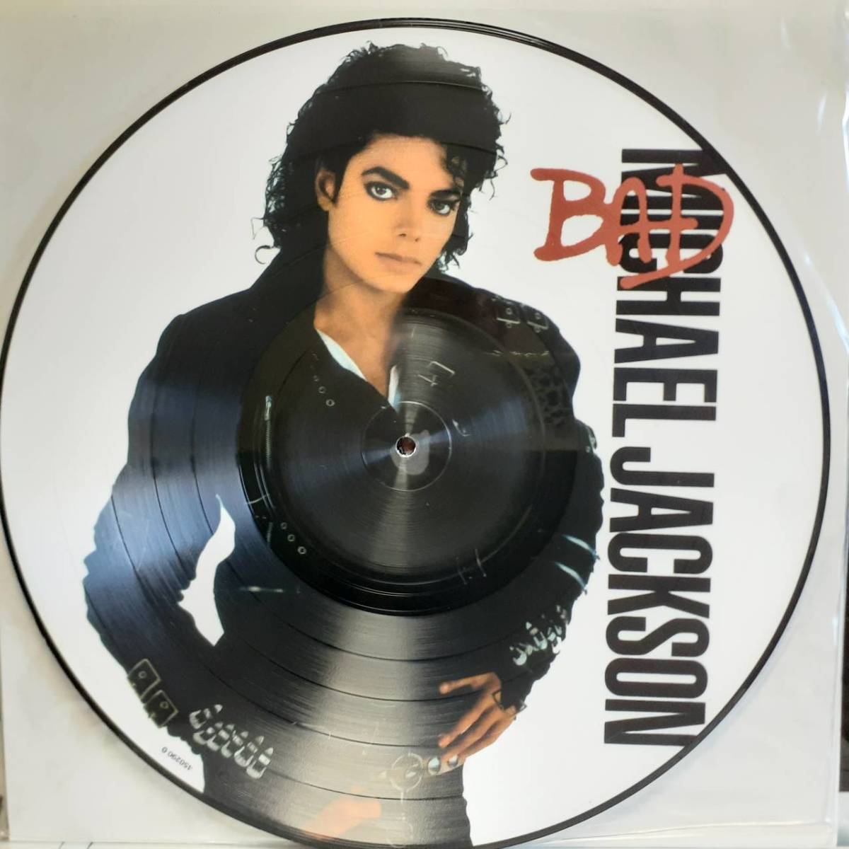限定ピクチャー盤！英EPIC盤LP！Michael Jackson / Bad 1987年 450290 0 マイケル・ジャクソン Smooth Criminal Quincy Jones Picture_画像1