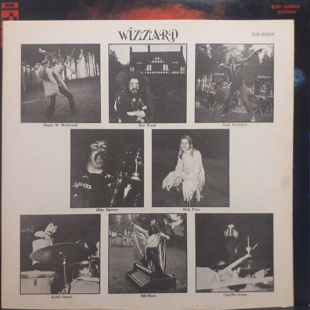 PROMO日本HARVEST(ODEON)盤LP 見本盤 白ラベル Wizzard (Roy Wood) / Wizzard Brew 1973年 EOP-80839 ウィザードの魔力 ELO MOVE プロモ_画像4