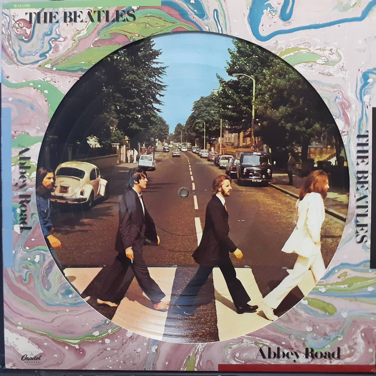 限定ピクチャー盤！米CAPITOLオリジLP！Beatles / Abbey Road 1978年 SEAX-11900 ビートルズ アビー・ロード John Lennon Picture Discの画像1