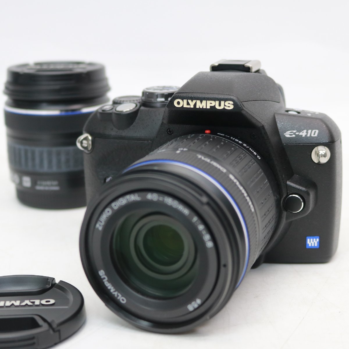 148)オリンパス OLYMPUS E-410 ダブルズームキット デジカメ レンズ 40-150mm F:4-5.6 14-42mm F:3.5-5.6 ジャンク品_画像1