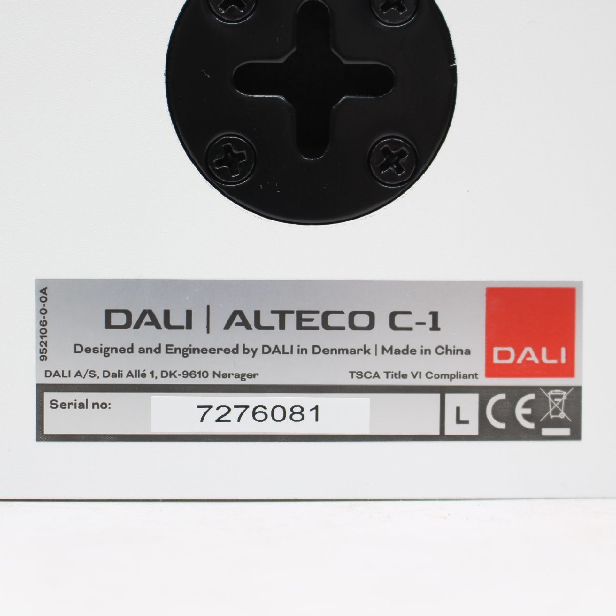 299)【美品】DALI ALTECO C1 C-1 スピーカー ホワイト ダリ_画像9