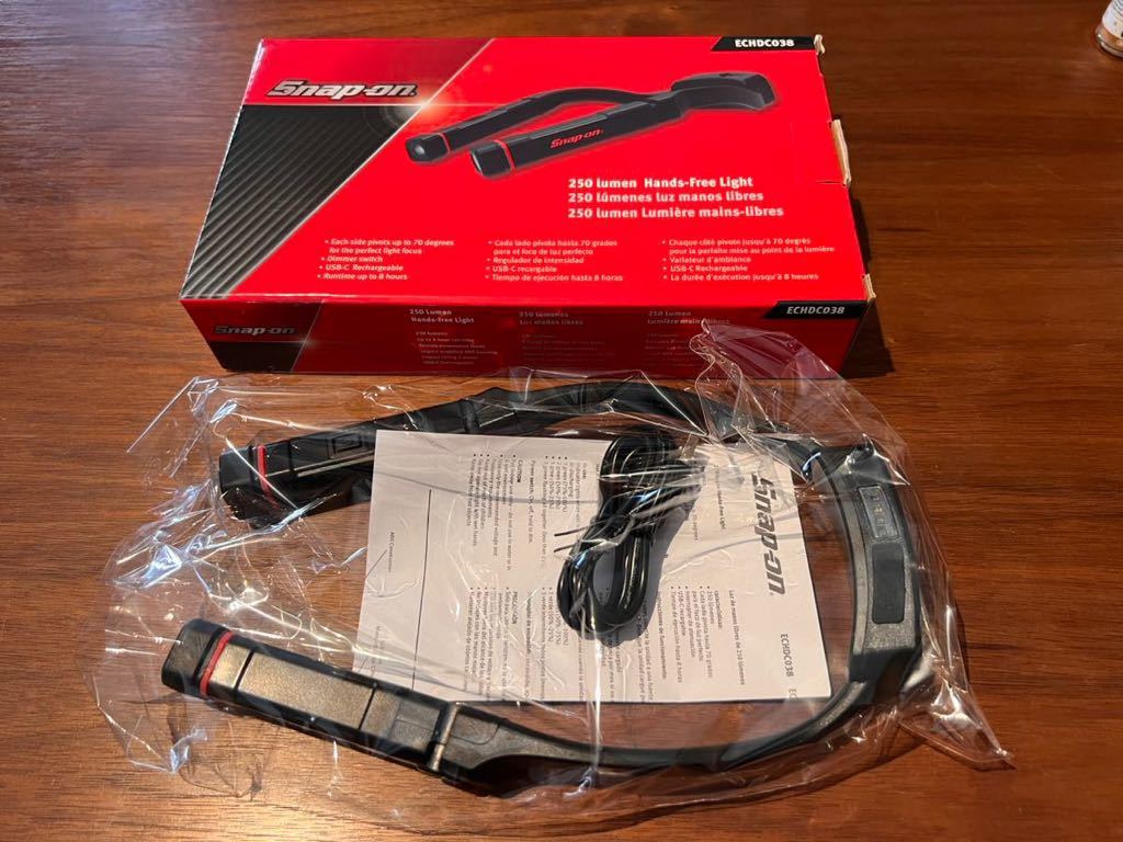 スナップオン Snap-on 充電式 LED ハンズフリーネックライト オレンジ スナップオン Snap-on 充電式 LED ハンズフリーネックライト オレンジ