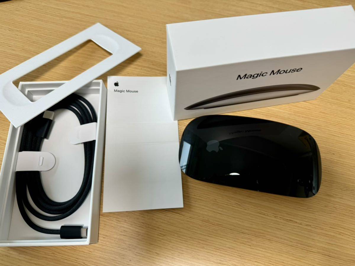 Magic Mouse 黒　アップルストア購入マジックマウス Apple MMMQ3J/A 送料無料_画像2
