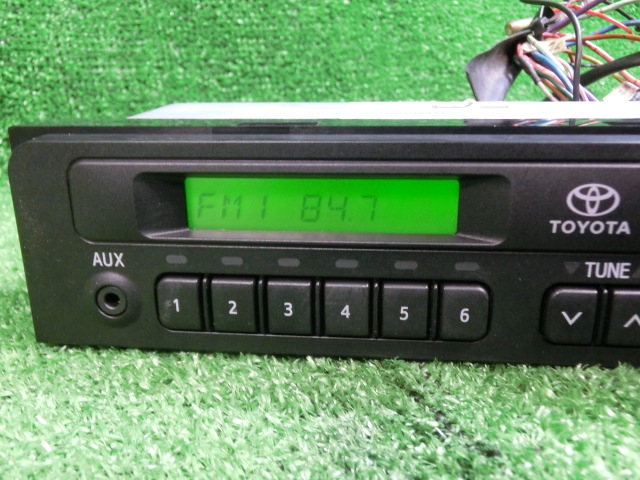 NCP160V/NCP165 Probox Toyota original radio tuner 86120-26191 AMFM radio front AUX attaching 200 series Hiace 