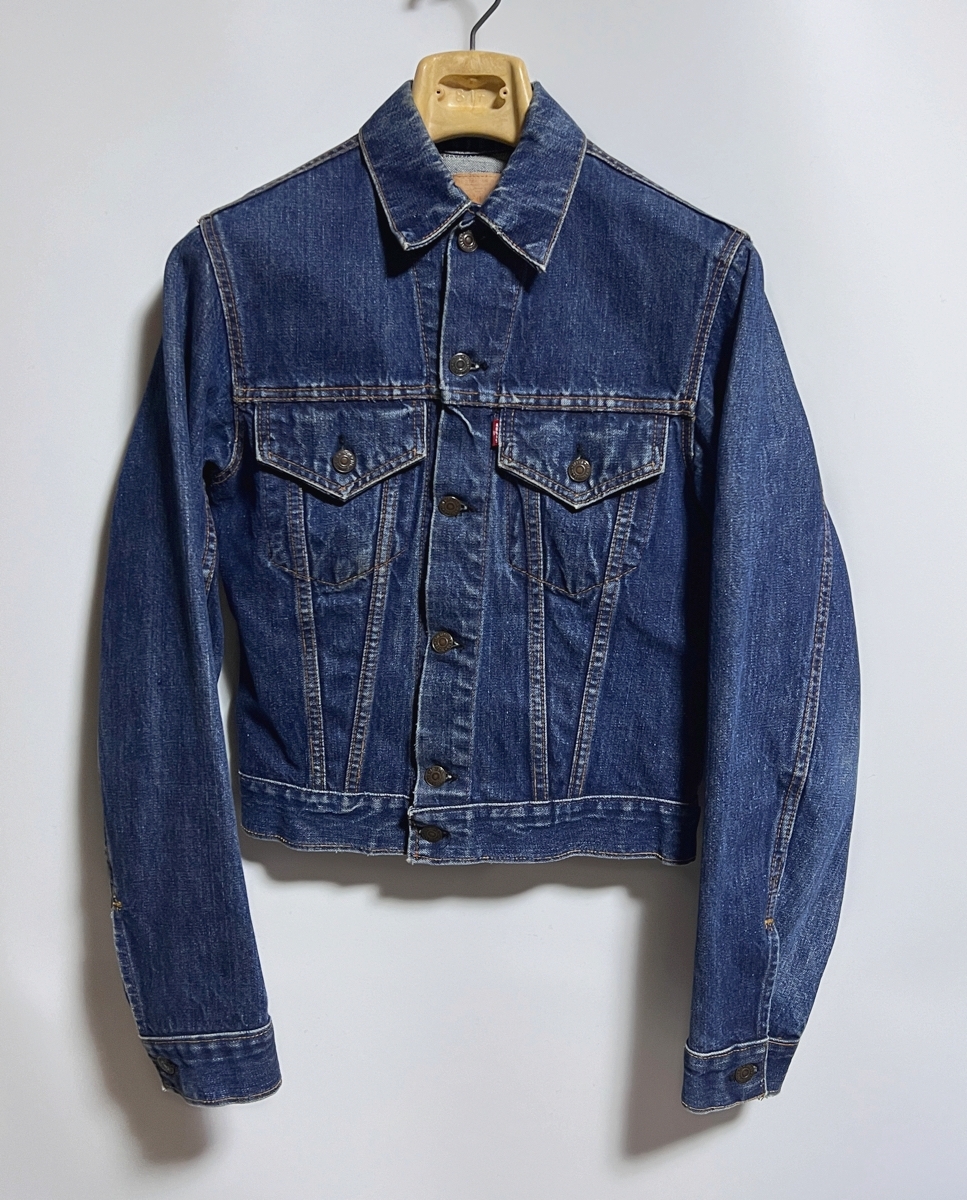 60s ヴィンテージ BIGE LEVI’S 71205 デニムジャケット 短丈カスタム 70505 BIG E ビッグE USA製 オリジナル