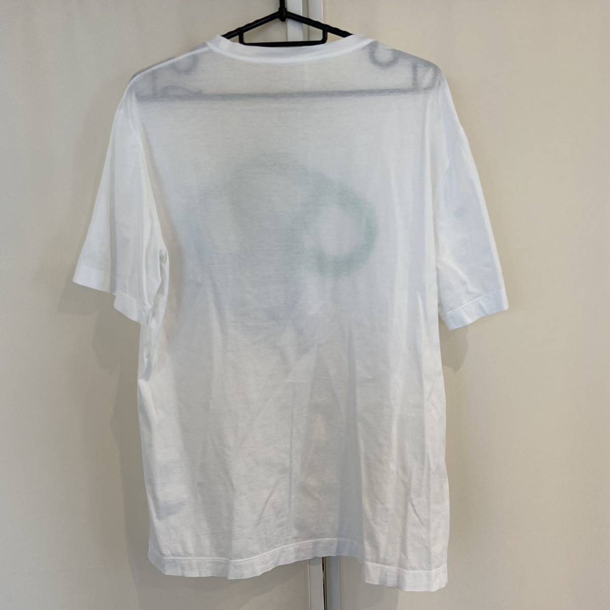 エルメス HERMES シャツ ホワイト 半袖 白 プリントTシャツ _画像2