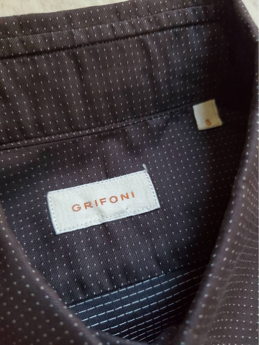 ⑤マウログリフォーニ(MAURO GRIFONI) 長袖シャツ　サイズS