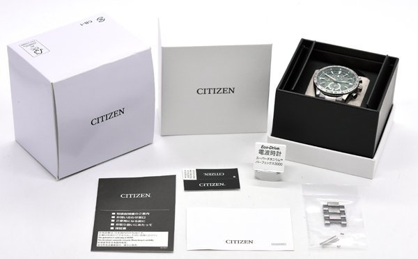 ★箱保付！美品！CITIZEN シチズン ATTESA アテッサ AT8181-63W ダイレクトフライト ACT Line エコ・ドライブ電波時計 メンズ★_画像10