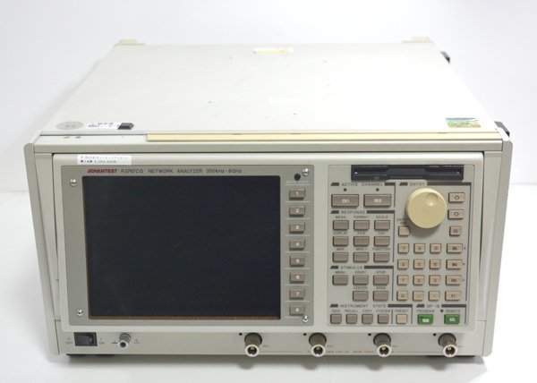 ★ADVANTEST アドバンテスト R3767CG NETWORK ANALYZER 300kHz-8GHz ネットワークアナライザー★の画像3