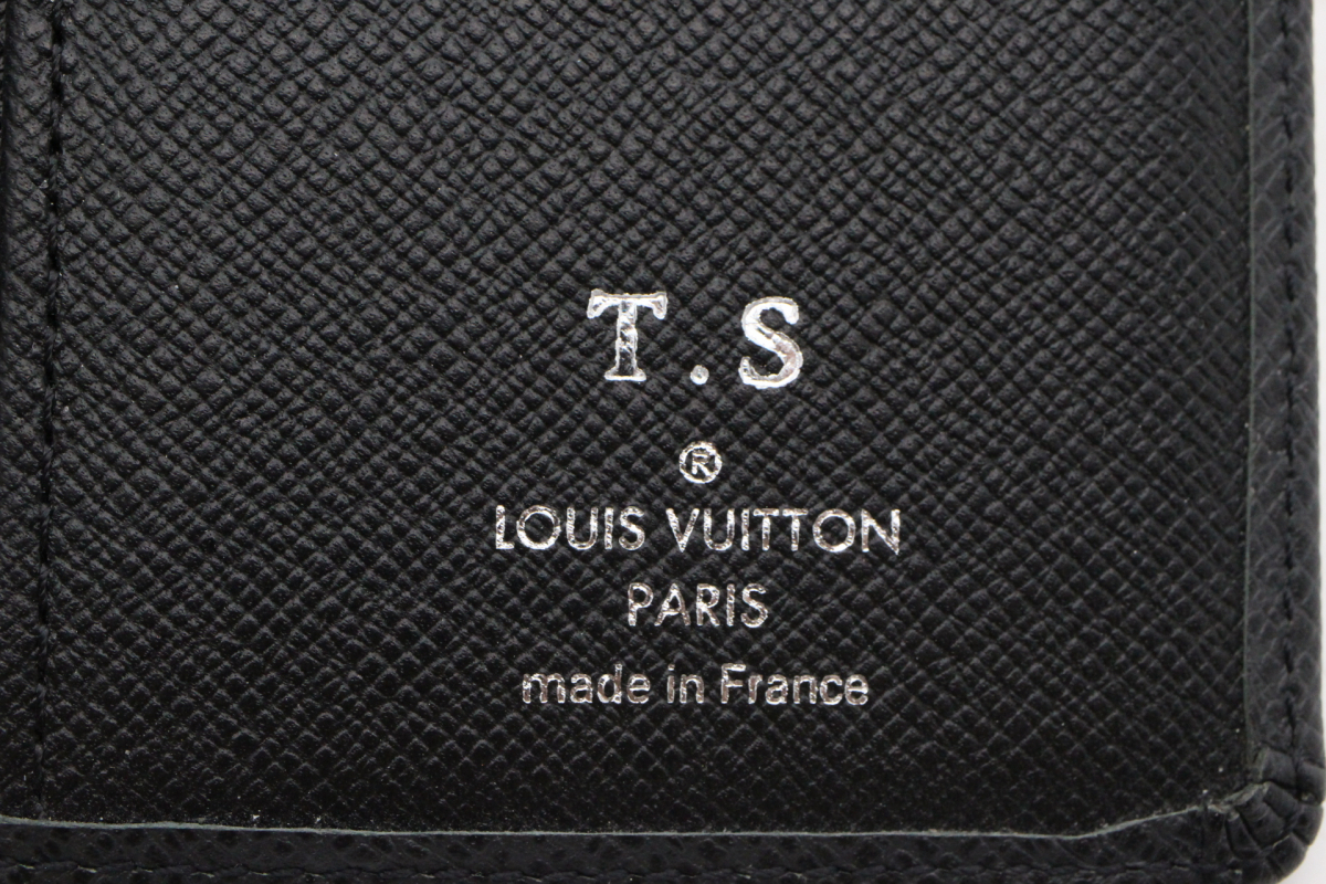 【ト石】 LOUIS VUITTON ルイヴィトン M32653 タイガ ポルトフォイユブラザ 長財布 箱付き EA953EWH3E_画像6