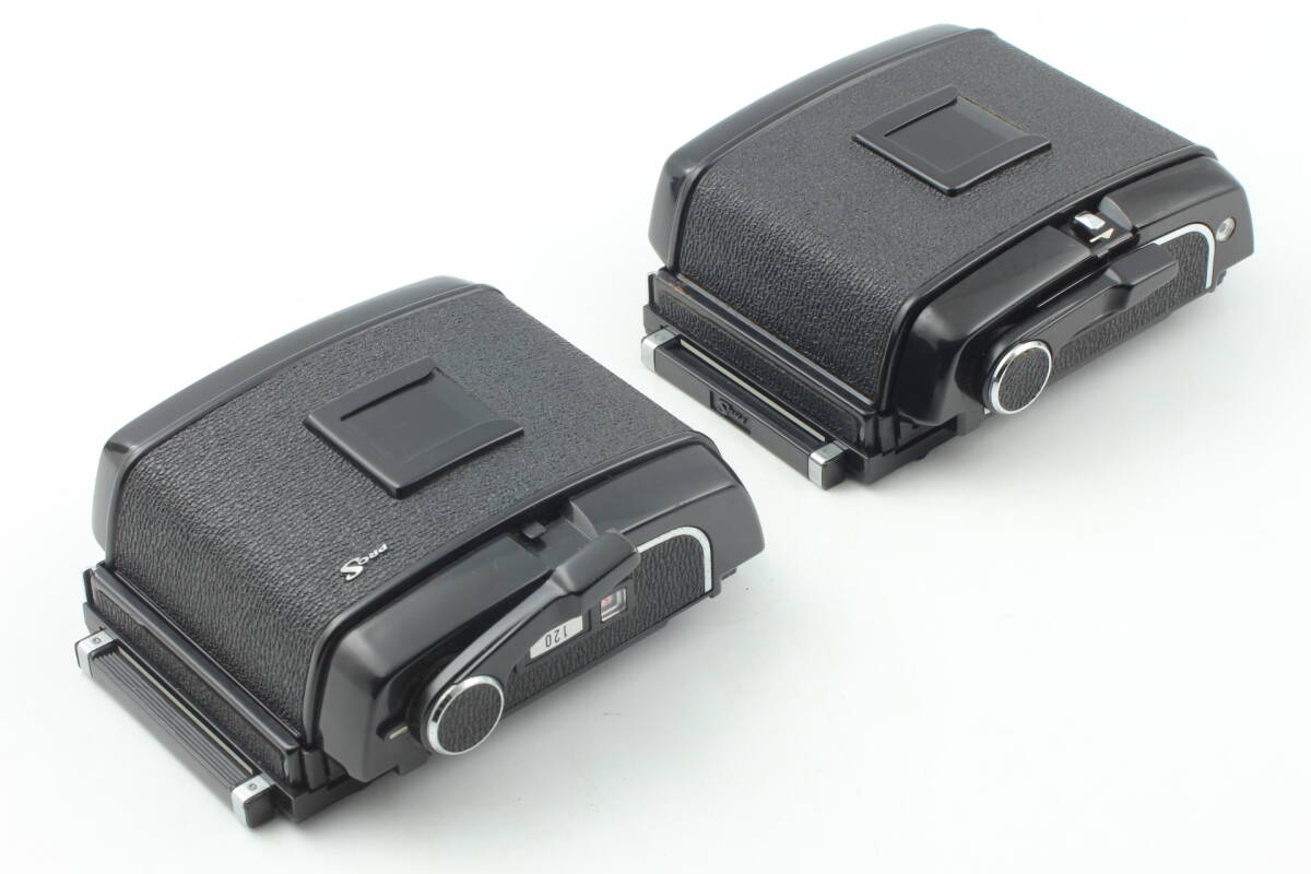 【良品】Mamiya RB67 Pro S 6x7 120 Roll Film Back Holder X 2 1260_画像5