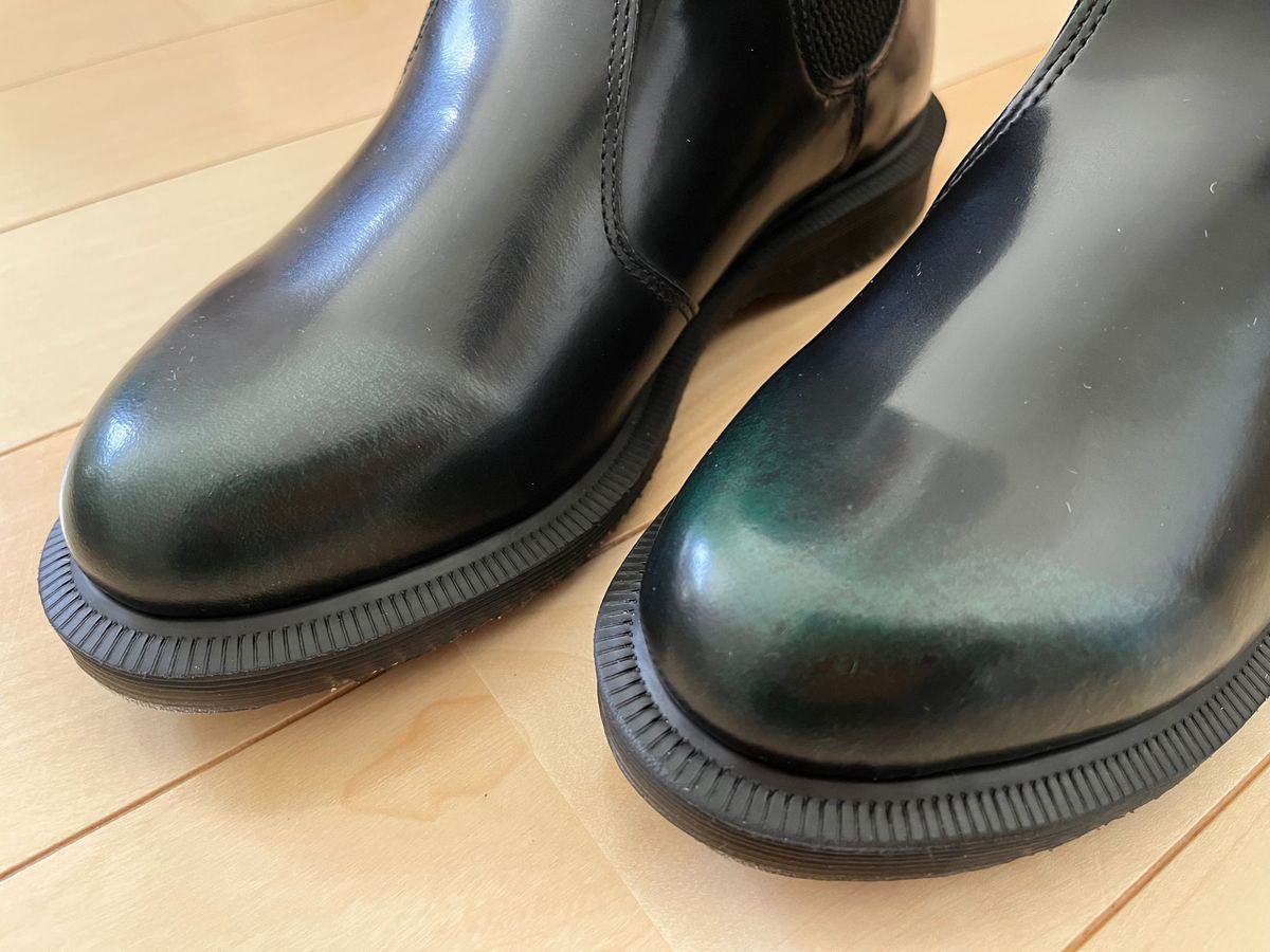 【新品未使用】Dr.Martens・FLORA・UK3・22cm・GREEN VERT【箱有り】