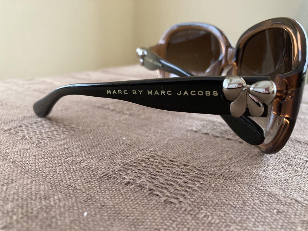 ＊【美品】MARC BY MARC JACOBS マークバイマークジェイコブス サングラス ブラウン サイドリボン ＊_画像4