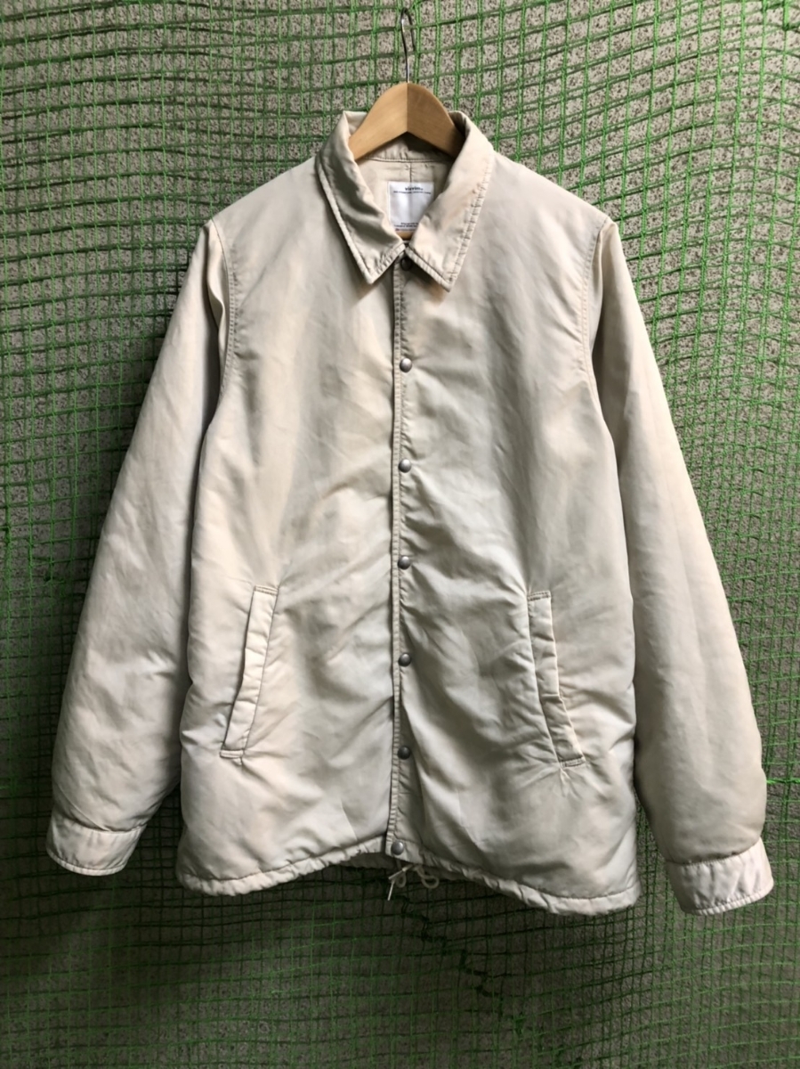 new goods *visvim COACH JKT IVORY size 2 18/19AW 19ss iris