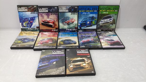 HS822-240217-014【中古】DVD WRC 世界ラリー選手権 2003 2004 2005 まとめ 12点 番号様々 スウェーデン メキシコ キプロス トルコ 等の画像2