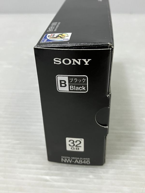 HS891-240225-094【未使用】SONY WALKMAN ウォークマン NW-A846 ブラック 32GB DIGITAL MUSIC PLAYER 箱凹み有_画像3