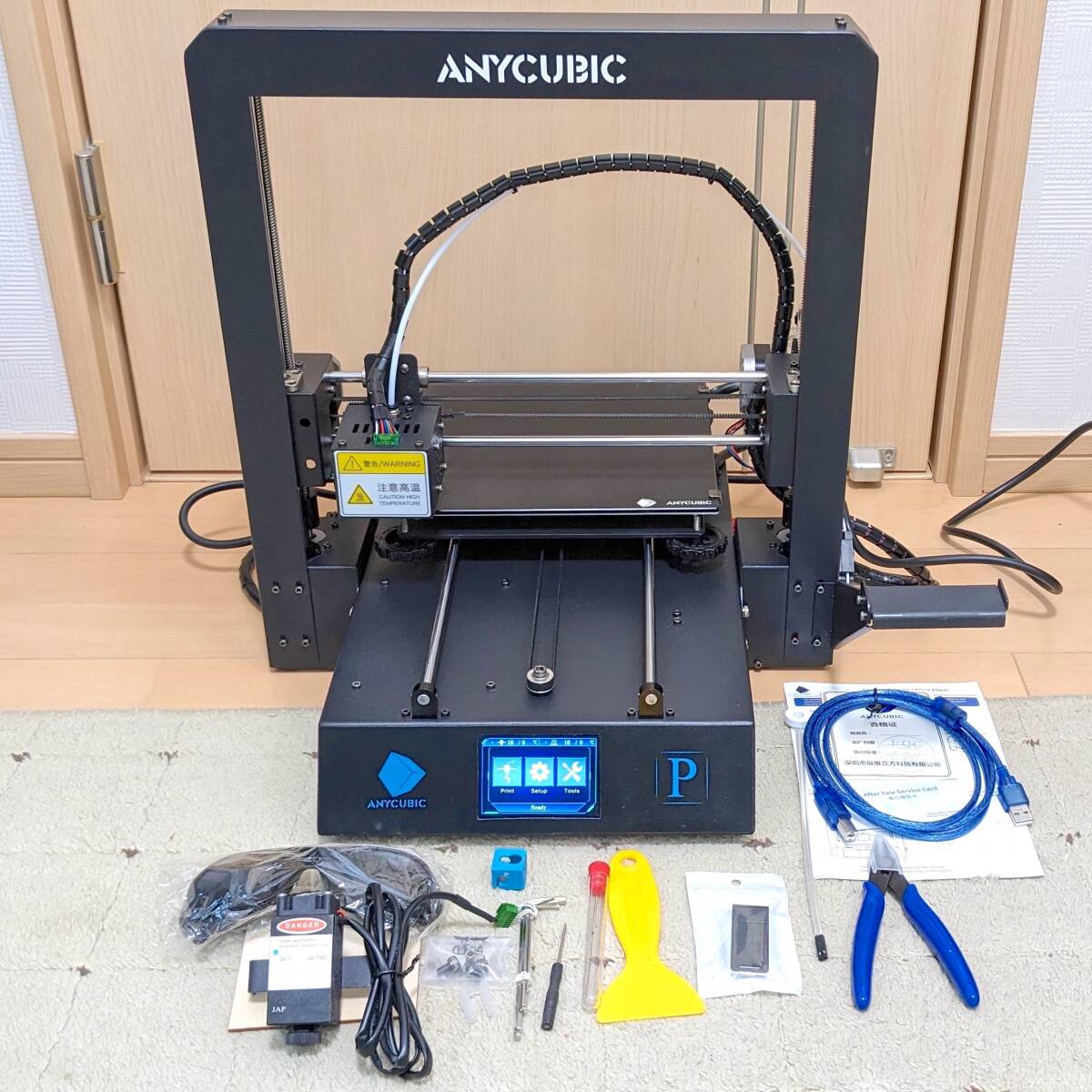 美品 動作品 3Dプリンター & レーザー彫刻 Anycubic Mega Pro FDM 3D Printer_画像1