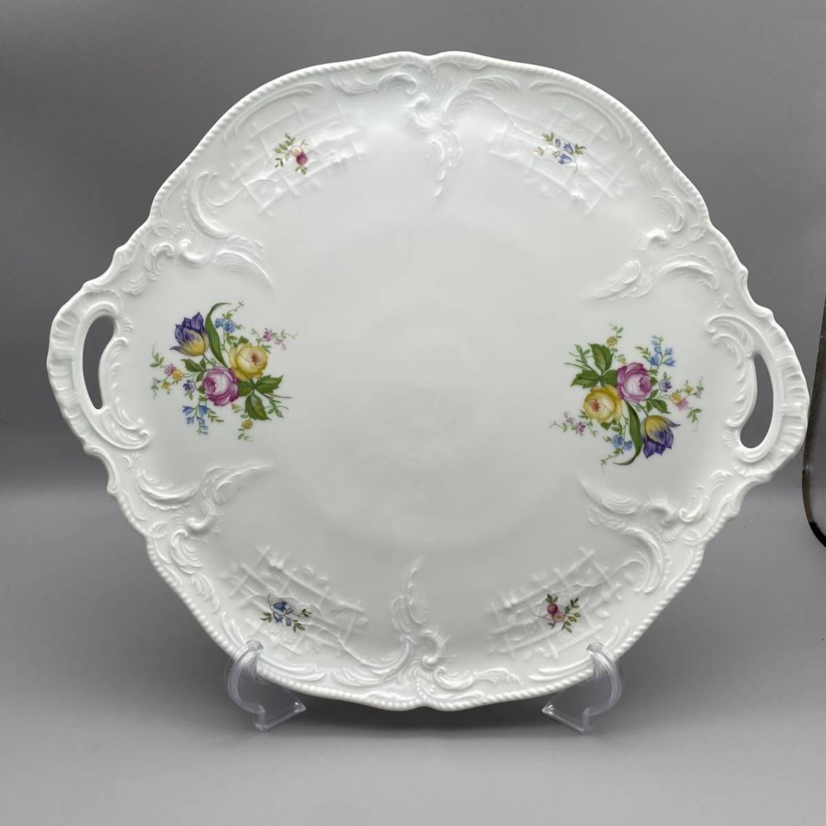  ultra rare [ free shipping ] Rosenthal /Rosenthal/ regular goods / new goods unused / Classic rose / hand attaching plate / large plate /1 sheets /BB plate (690)