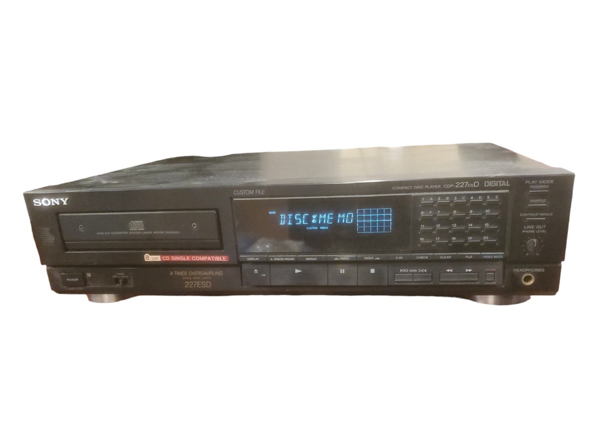 19521 SONY/ソニー/CDP-227ESD/1987年頃/上級機テクノロジー/CD