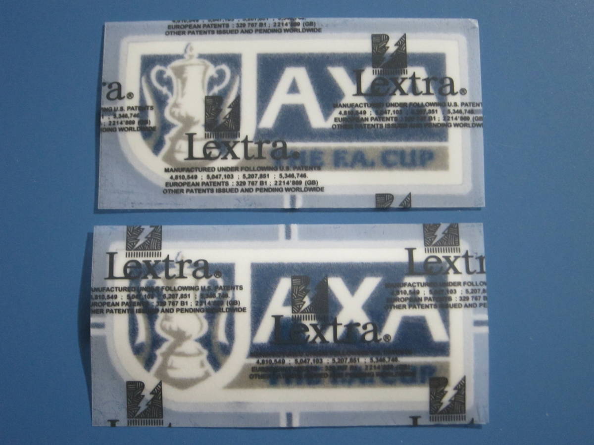 ～小物～ 1998-2002 FAカップ ワッペン 2枚 セット_画像1