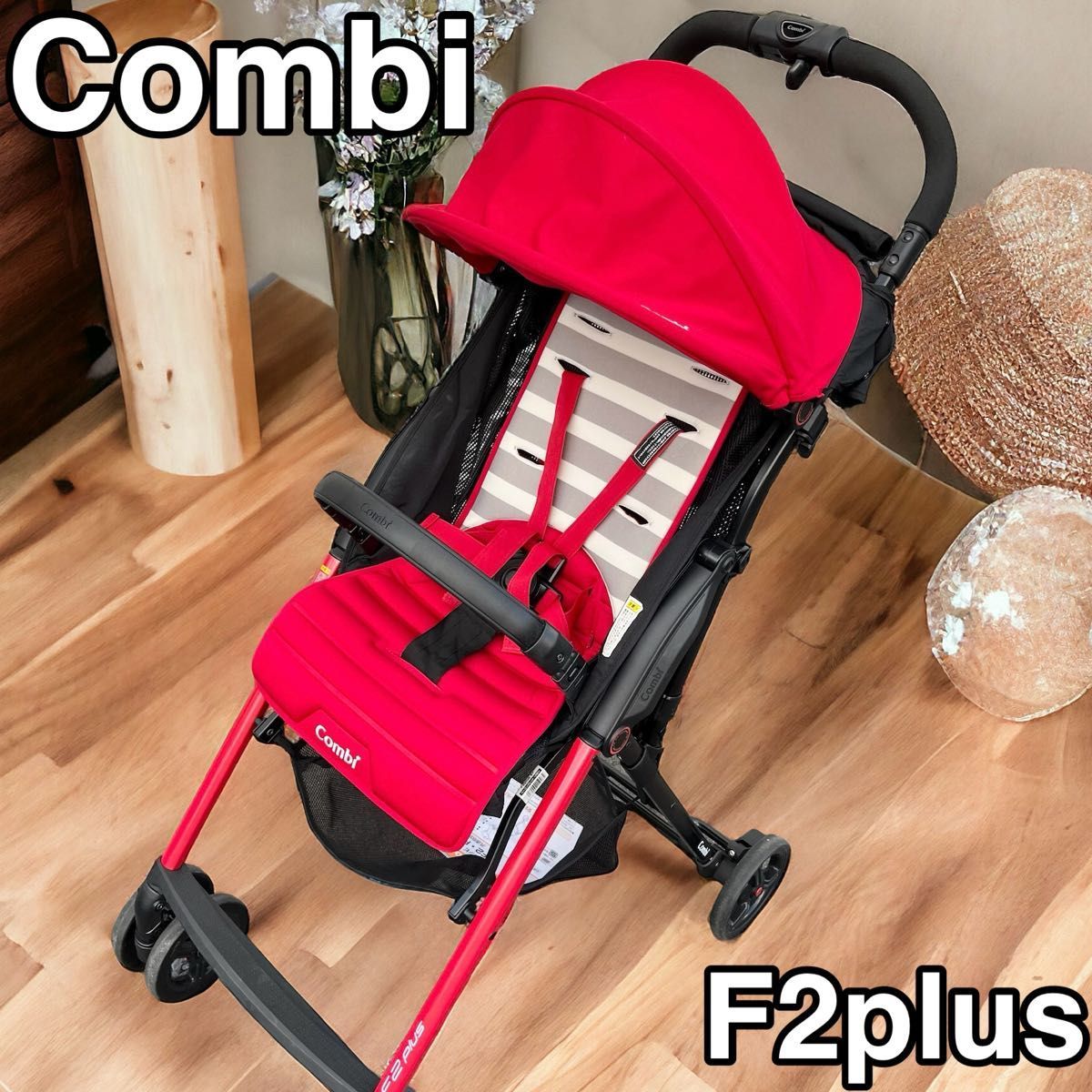  коляска комбинированный Combi F2 plusef two плюс AF красный 