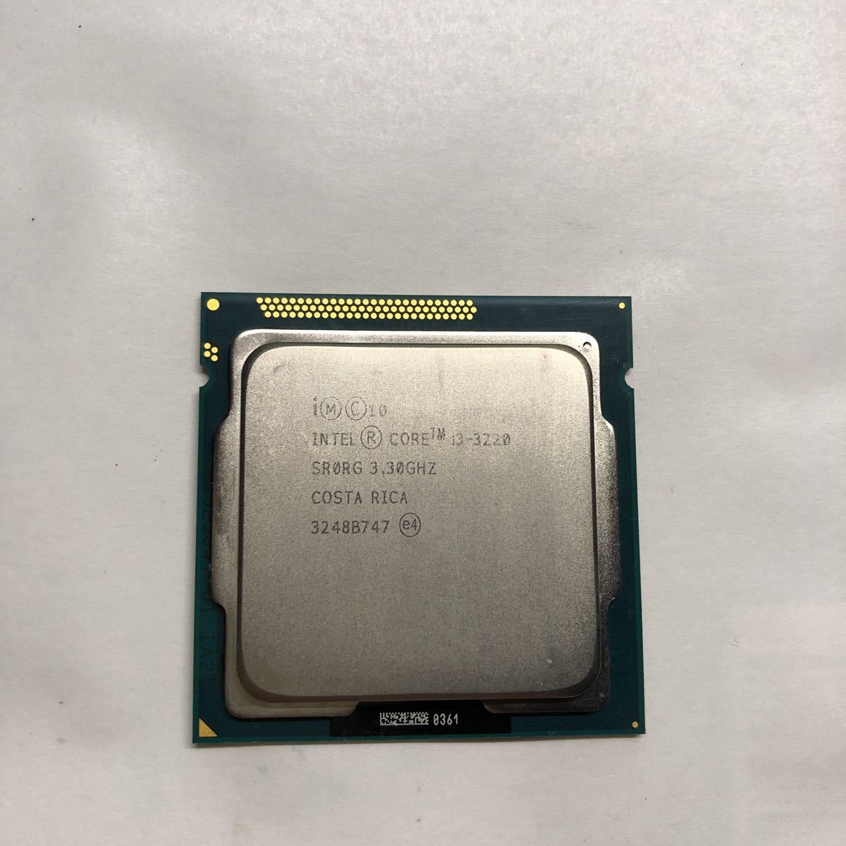 Intel Core i3- 3220 SR0RG 3.30GHz /51_画像1