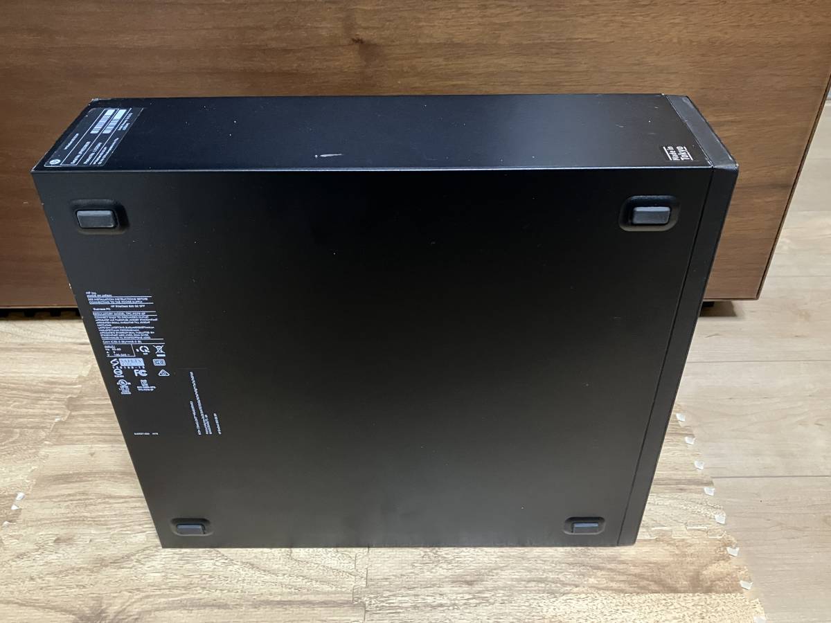 ☆FB001【中古現状品】 デスクトップパソコン 本体のみ HP EliteDesk 800 G2 SFF (Core i5-6500 3.19GHz/4GB/HDD500GB/DVD/WIN10)_画像4