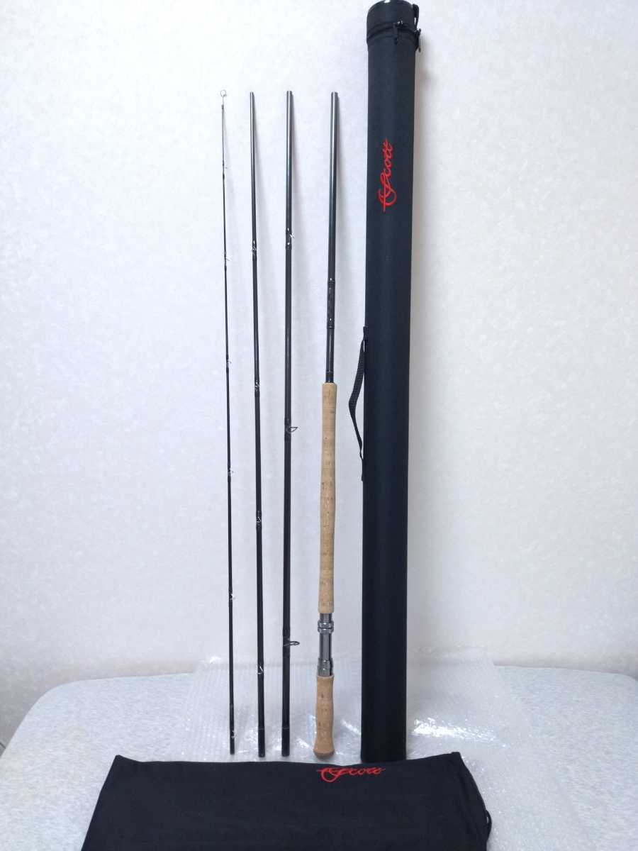 交換無料! スコット SCOTT 中古美品 希少 ◇廃番 L2H ◇ スペイ ダブルハンド フライロッド 9.2oz 4ピース #9 14’0″ 1409/4 フライロッド