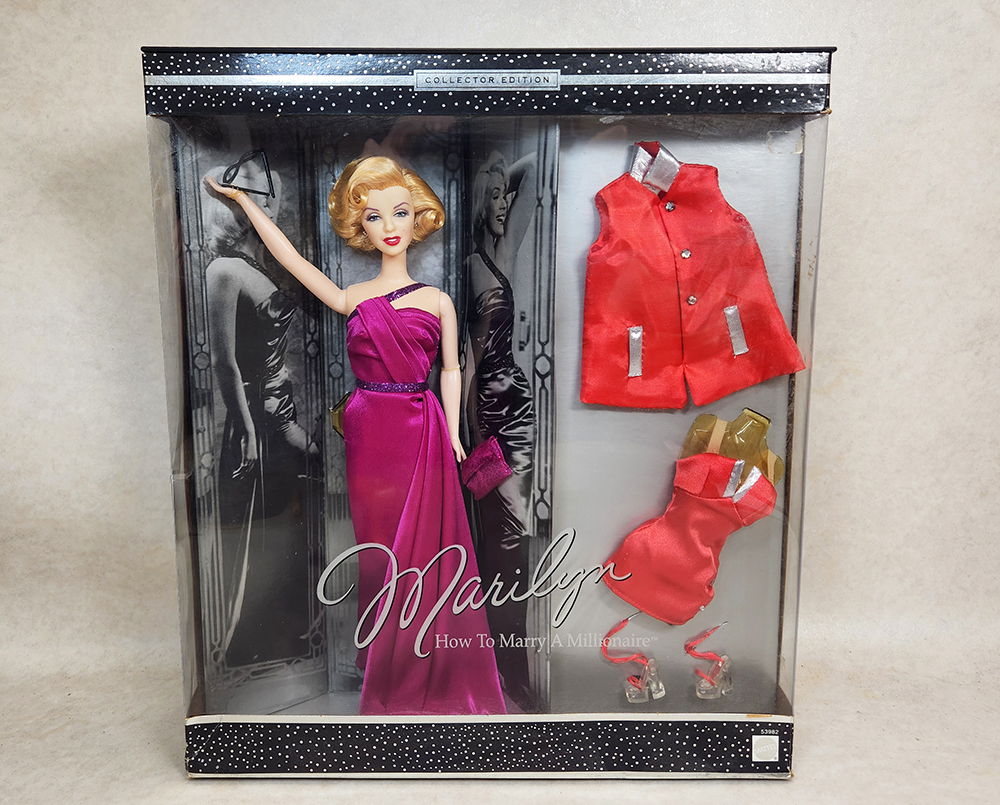 【a11】 マテル バービー マリリン モンロー Marilyn How to MARRY A Millionaire Collector Doll Barbie MATTEL_画像1