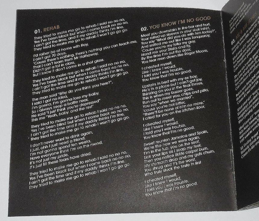 2007年発売UK盤『Back To Black＊Amy Winehouse』ヴィンテージ・ソウル・クイーン,27歳で伝説に,エイミー・ワインハウス★全英1位,06年作品の画像5