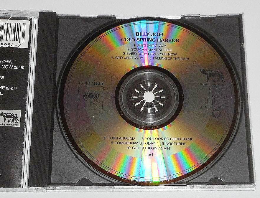 90年US盤『Cold Spring Harbor コールド・スプリング・ハーバー～ピアノの詩人 BILLY JOEL』ビリージョエルの幻のデビュー盤★修正再発盤の画像3