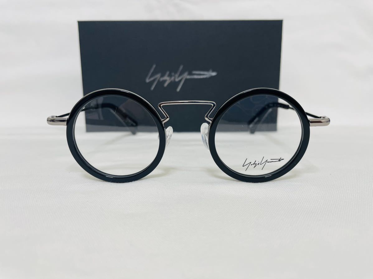 【ヨウジヤマモト メガネフレーム】YOHJI YAMAMOTO YY1003 613 44□25-150 未使用 美品 伊達眼鏡 ボストン ラウンド_画像1