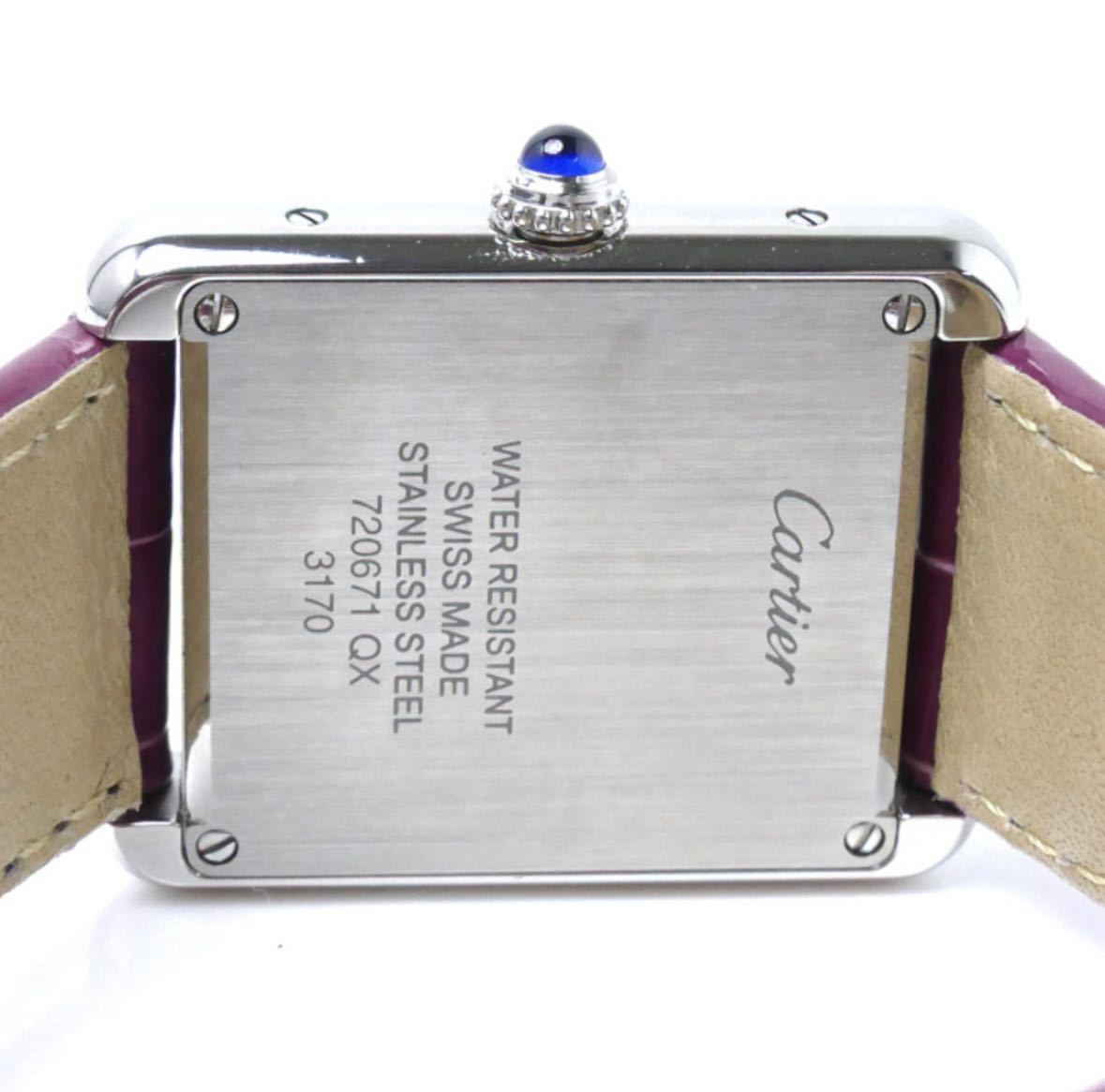 CARTIER カルティエ タンク ソロ SM 腕時計 電池式 W5200000 レディース【中古】_画像5