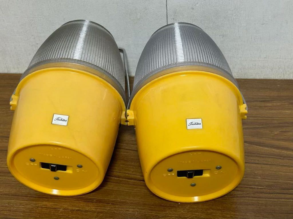 東芝ランタン 強力形 TOSHIBA ランタン L-7 昭和レトロ 電池式 日本製 ランプ 2個セットの画像6