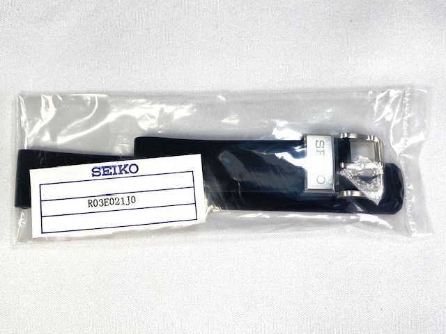 R03E021J0 SEIKO プロスペックス 20mm 純正シリコンバンド ブラック SPB317J1/6R35-01Z0用 ネコポス送料無料_画像8