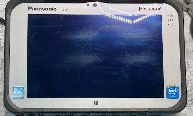 T3211 Panasonic TOUGHPAD FZ-M1 Celeron N2807 1.58GHz メモリー2GB SSD60GB Windows10 タブレット _画像10