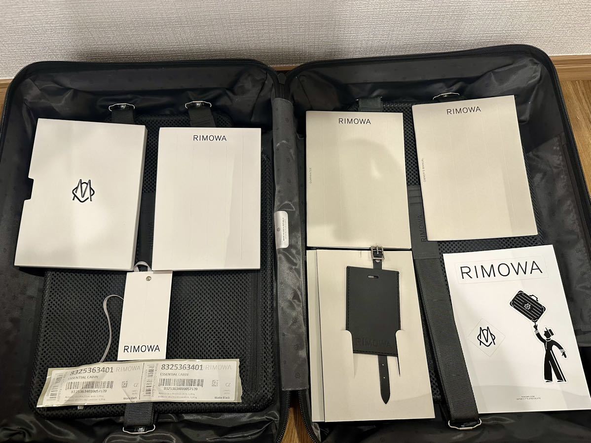 【美品】RIMOWA リモワ エッセンシャル キャビン Essential Cabin 36L 機内持ち込み可 4輪 スーツケース キャリーケース_画像8